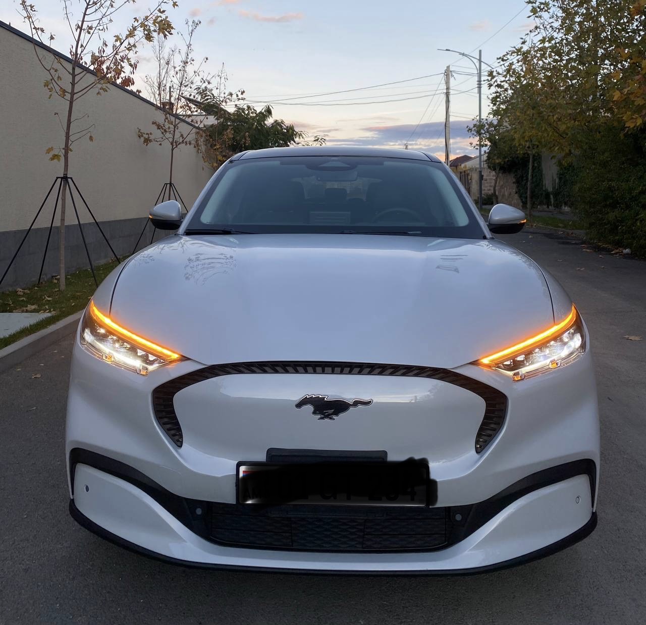 Ford Mustang Mach-E 2022 with driver in Armenia