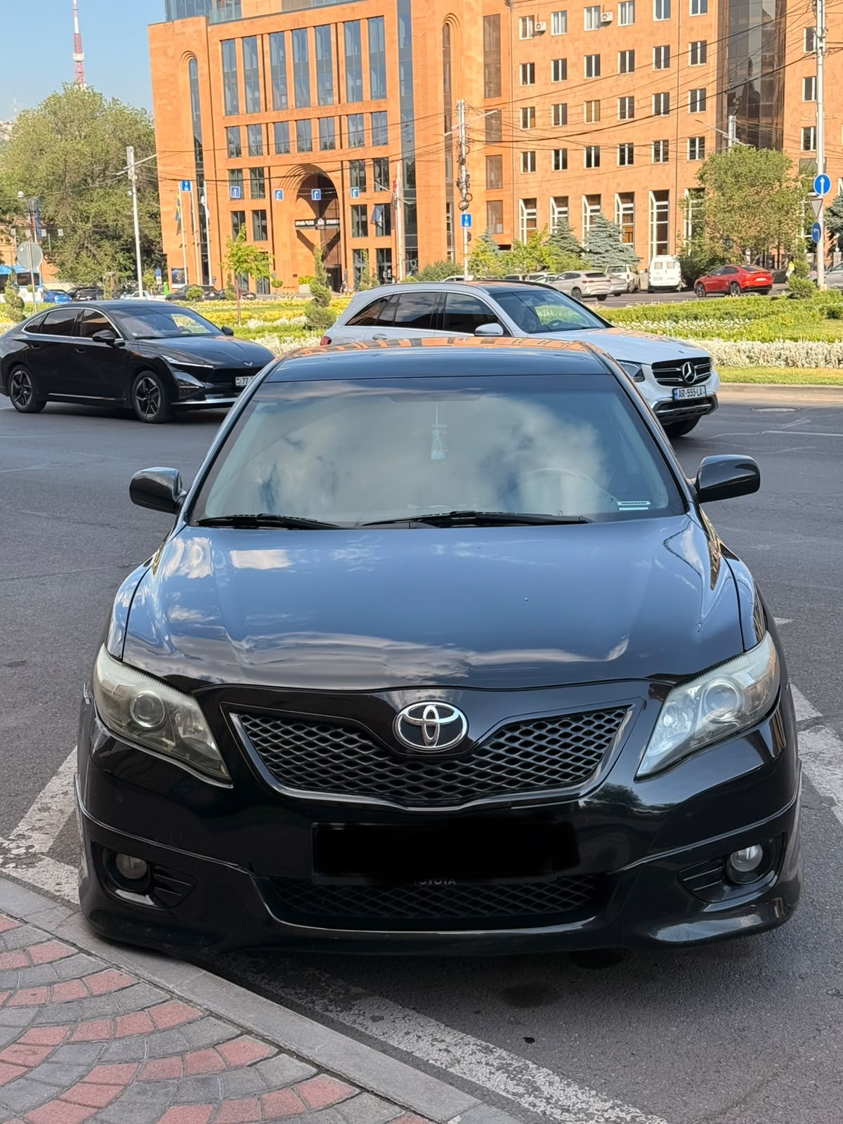Toyota Camry 2009 with driver in Armenia