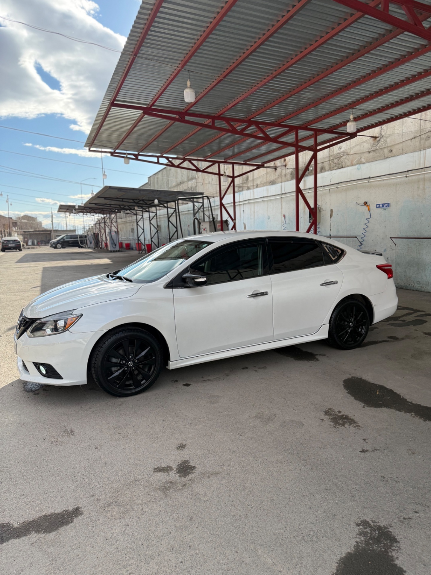 Nissan Sentra 2019 with driver in Armenia
